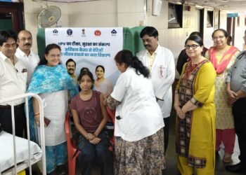 भिलाई इस्पात संयंत्र के जेएलएन चिकित्सालय में एचपीवी टीकाकरण अभियान शुरू