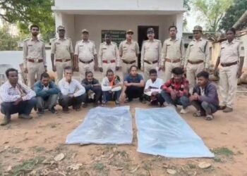 तेंदुए की खाल के साथ 9 तस्कर पकड़े, अंतरराज्यीय नेटवर्क का खुलासा