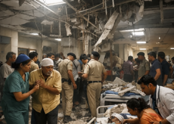 रायपुर के ILS अस्पताल में बड़ा हादसा: चौथे फ्लोर की छत गिरी, कई मरीज घायल