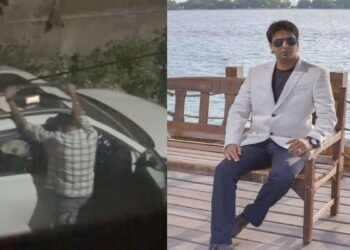 शराब के नशे में वकील ने लहराए हथियार, कॉलोनी में मचा हड़कंप