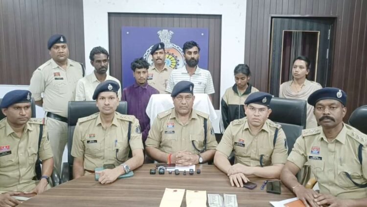 दुर्ग में ड्रग्स पर बड़ी कार्रवाई: 18.70 लाख की हीरोइन चिट्टा के साथ 4 आरोपी गिरफ्तार
