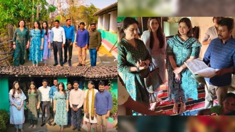 अचानकमार टाइगर रिजर्व में तेंदुलकर परिवार, ग्रामीणों में खुशी की लहर