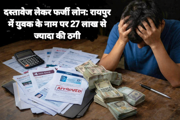 दस्तावेज लेकर फर्जी लोन: रायपुर में युवक के नाम पर 27 लाख से ज्यादा की ठगी
