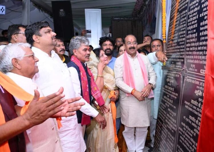 नगर पालिका बनेगा धमधा, उप मुख्यमंत्री अरुण साव ने की घोषणा, धमधा में 7 करोड़ के कार्यों का किया लोकार्पण-भूमिपूजन