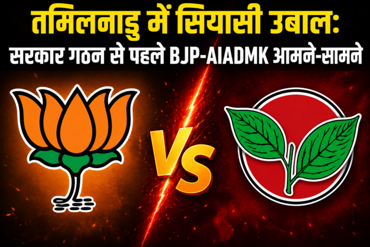 तमिलनाडु में सियासी उबाल: सरकार गठन से पहले BJP-AIADMK आमने-सामने