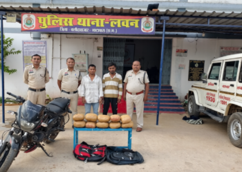 लवन थाना पुलिस ने पकड़ी 10 किलो गांजा खेप, दो तस्कर गिरफ्तार