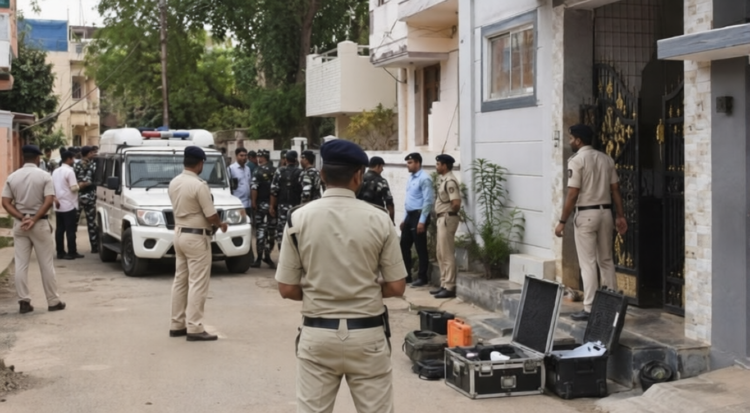 रावाभाठा में संदिग्ध बम बनाने की सामग्री मिलने से हड़कंप, इलाके में भारी पुलिस बल तैनात