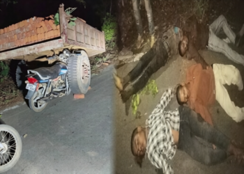 बलरामपुर हादसा: खड़े ट्रैक्टर से भिड़ी बाइक, चार दोस्तों की मौत