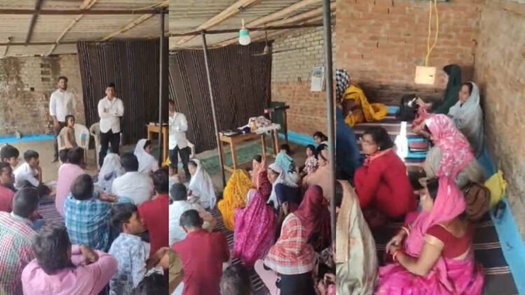 ग्राम मोहरा में प्रार्थना सभा पर बवाल, धर्मांतरण के आरोप में मामला दर्ज