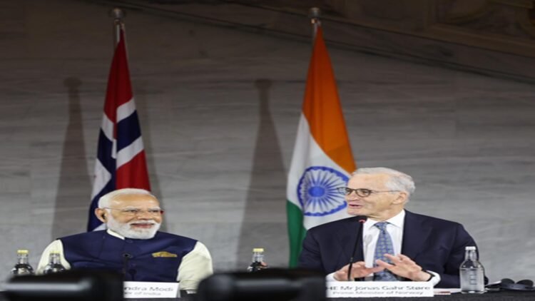 प्रधानमंत्री मोदी की यात्रा से भारत-नॉर्वे संबंधों को मिलेगी नई मजबूती: नॉर्वे पीएम