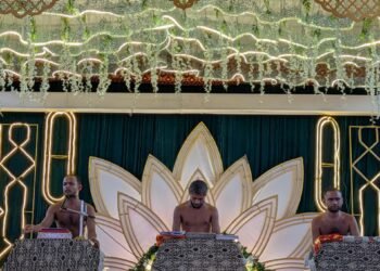 पट्टाचार्य श्री विशुद्धसागरजी महाराजजी का प्रथम पट्टाचार्य दिवस मांगूर में सारस्वत सागर जी, जयंत सागर जी एवं सिद्ध सागर महाराज जी के सानिध्य में मनाया