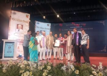 जैन धरोहर दिवस पर धर्मेंद्र सेठी सम्मानित, “जैन धरोहर संरक्षक रत्न” से अलंकृत