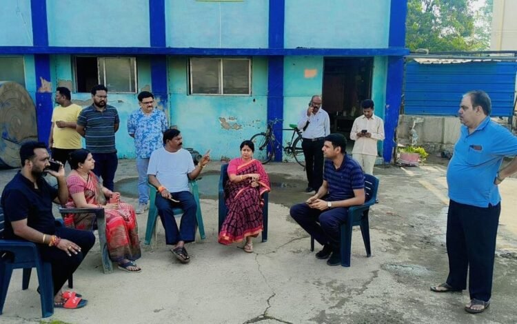 फिल्टर प्लांट में लीकेज का महापौर ने किया निरीक्षण, जल्द सुधार के दिए निर्देश