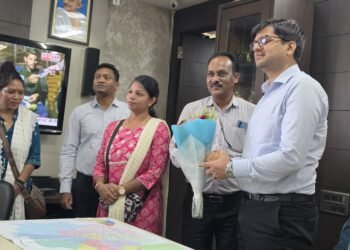 रायपुर नगर निगम के नए आयुक्त संबित मिश्रा का पदभार ग्रहण, अधिकारी-कर्मचारी संघ ने किया स्वागत