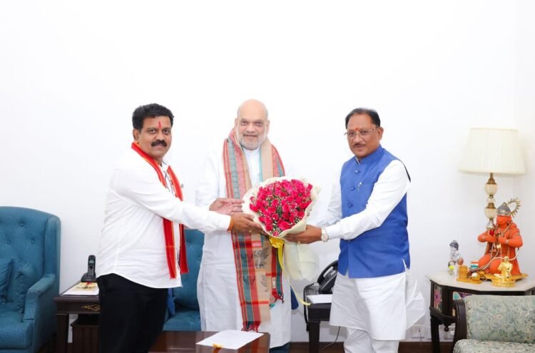 बस्तर के विकास की रफ्तार तेज: CM साय ने गृहमंत्री अमित शाह से की अहम मुलाकात