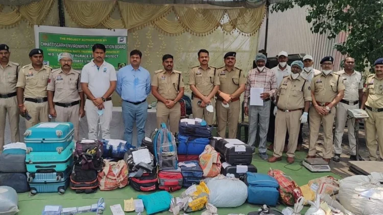 रायपुर पुलिस की बड़ी कार्रवाई, 5.65 करोड़ के मादक पदार्थ किए नष्ट