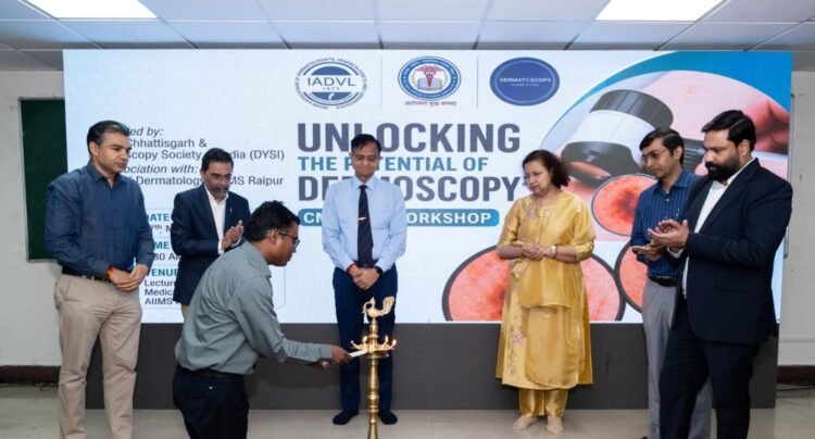 AIIMS रायपुर में “डर्मोस्कोपी की संभावनाओं को समझना” विषय पर CME एवं हैंड्स-ऑन कार्यशाला का सफल आयोजन