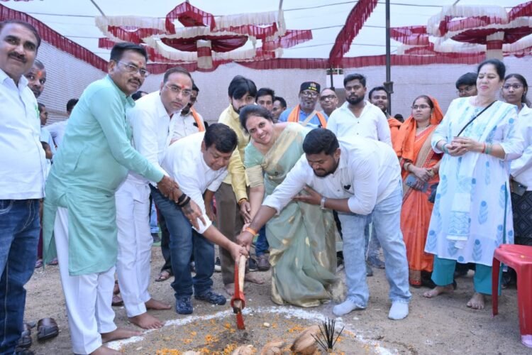 रायपुर ग्रामीण में 83 लाख के विकास कार्यों की सौगात, महापौर ने किया भूमिपूजन
