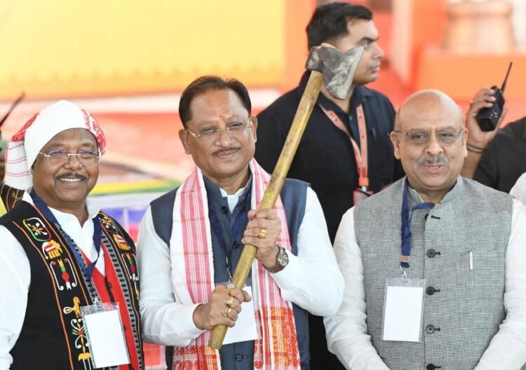 लाल किला मैदान से गूंजा जनजातीय गौरव का स्वर: राष्ट्रीय जनजाति सांस्कृतिक समागम में मुख्यमंत्री साय बोले – जनजातीय समाज दुनिया को सिखा सकता है प्रकृति संग विकास