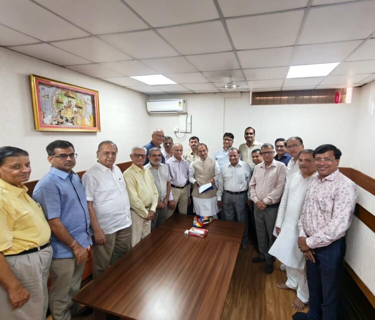 राजस्थान से राज्य सभा में प्रतिनिधित्व देने के लिए जैन समाज ने की भाजपा प्रदेश अध्यक्ष से मुलाकात
