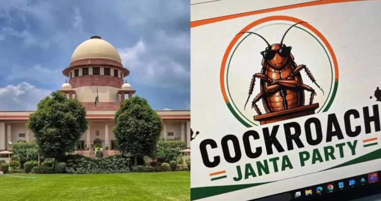 कॉकरोच जनता पार्टी के खिलाफ याचिका