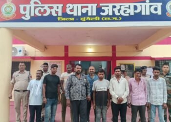 अवैध शराब कारोबार पर पुलिस की बड़ी कार्रवाई, 9 आरोपी गिरफ्तार