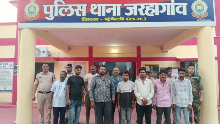 अवैध शराब कारोबार पर पुलिस की बड़ी कार्रवाई, 9 आरोपी गिरफ्तार