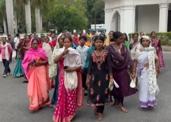 जमीन दलालों की बड़ी ठगी का आरोप, पीड़ित महिला पहुंची कलेक्टर कार्यालय