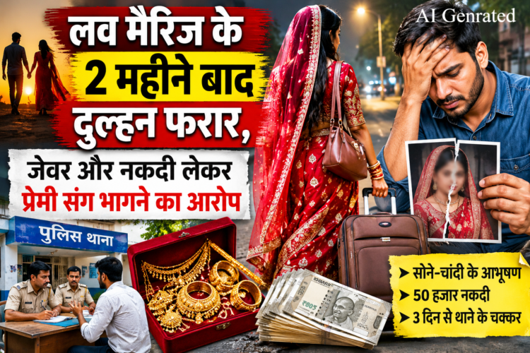 सात जन्मों का वादा टूटा, रायपुर में दुल्हन जेवर-कैश लेकर हुई फरार