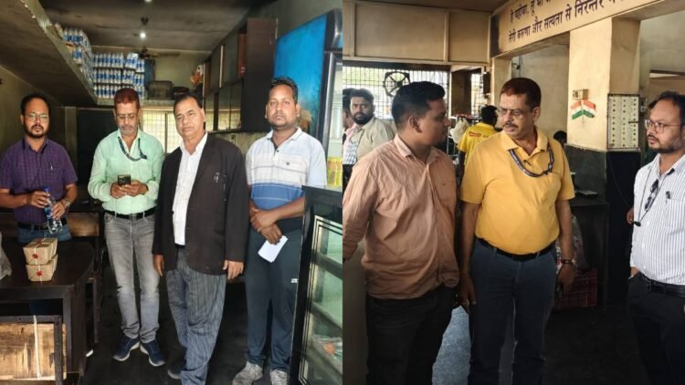 खाद्य जांच में बड़ा खुलासा: कोरबा में कई दुकानों पर भारी जुर्माना