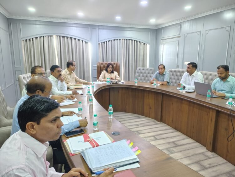 अपर मुख्य सचिव ऋचा शर्मा ने पंचायत एवं ग्रामीण विकास विभाग के कार्यों की समीक्षा की