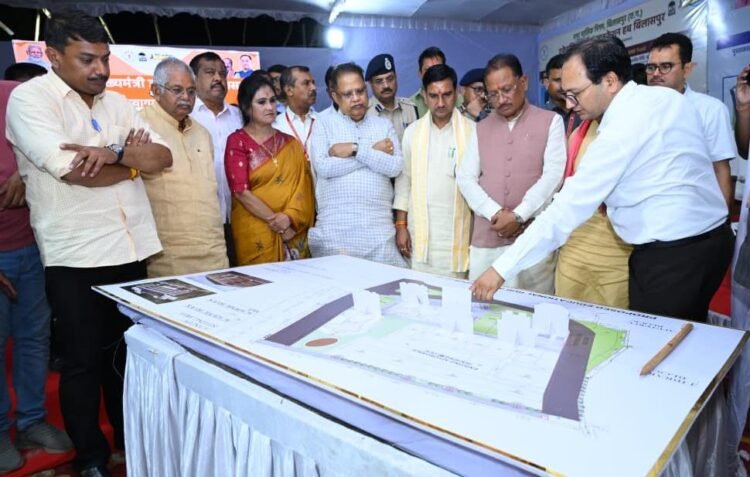 मुख्यमंत्री साय ने बिलासपुर में निर्माणाधीन नालंदा परिसर एवं एजुकेशन हब का किया निरीक्षण