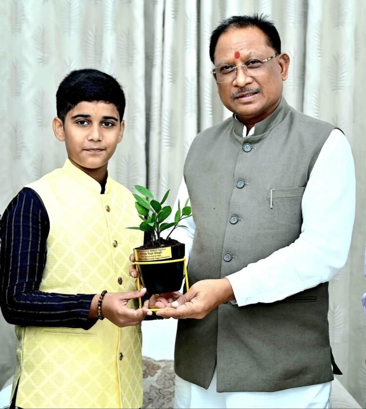 12 वर्षीय पर्यावरणविद् डॉ. आदित्य राजे सिंह ने दिया विश्व पर्यावरण दिवस पर संरक्षण का संदेश