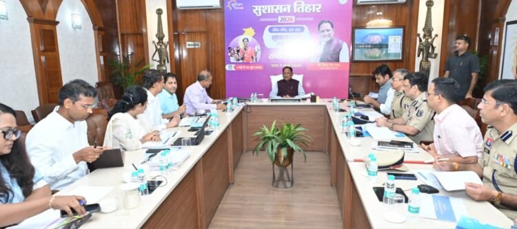 सुशासन तिहार 2026: सीएम साय ने बालोद और मोहला-मानपुर जिलों की समीक्षा कर दिए सख्त निर्देश