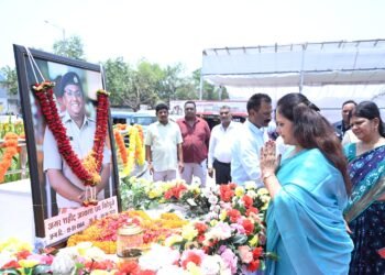 नक्सली हमले में शहीद एएसपी आकाश राव गिरेपूंजे को प्रथम पुण्यतिथि पर भावभीनी श्रद्धांजलि