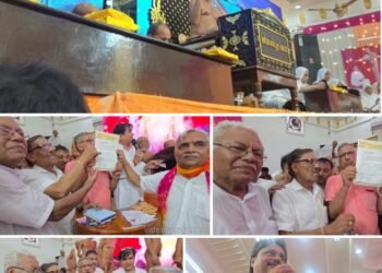 दिल्ली में कृष्णा नगर जैन मंदिर से 25 जून 2026 को शुभारंभ दिल्ली से गिरनार तक 25 दिवसीय 5100 किमी लंबी श्री नेमी गिरनार धर्म यात्रा