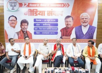 मोदी सरकार के 12 वर्ष सेवा, सुशासन और गरीब कल्याण के स्वर्णिम अध्याय -विश्वास, विकास और जनकल्याण की नई गाथा: बृजमोहन अग्रवाल