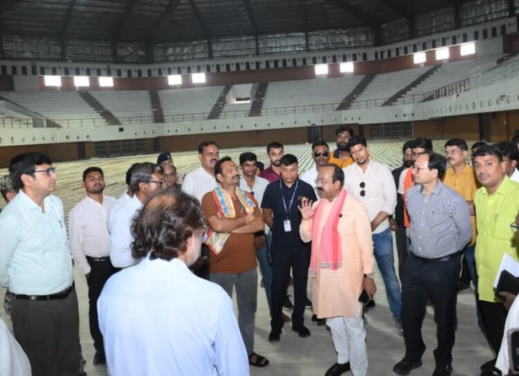 बहतराई खेल प्रशिक्षण केंद्र में अव्यवस्थाओं पर भड़के उप मुख्यमंत्री अरुण साव, 15 दिन में मांगी प्रगति रिपोर्ट
