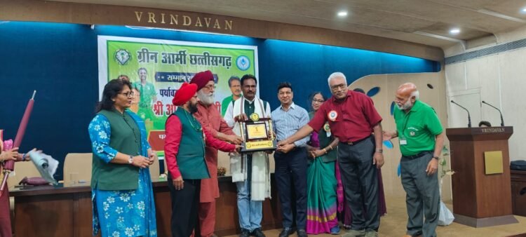 अखिल भारतीय स्तर पर पर्यावरण रत्न सम्मान-2026 से सम्मानित अमिताभ दुबे बोले – “यह सम्मान ग्रीन आर्मी के प्रत्येक पर्यावरण सैनिक का है”