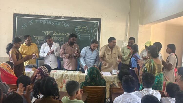 उत्साह, उमंग, उन्नति उत्सव और उल्लसित वातावरण के साथ मनाया गया नेवई में प्रवेशोत्सव