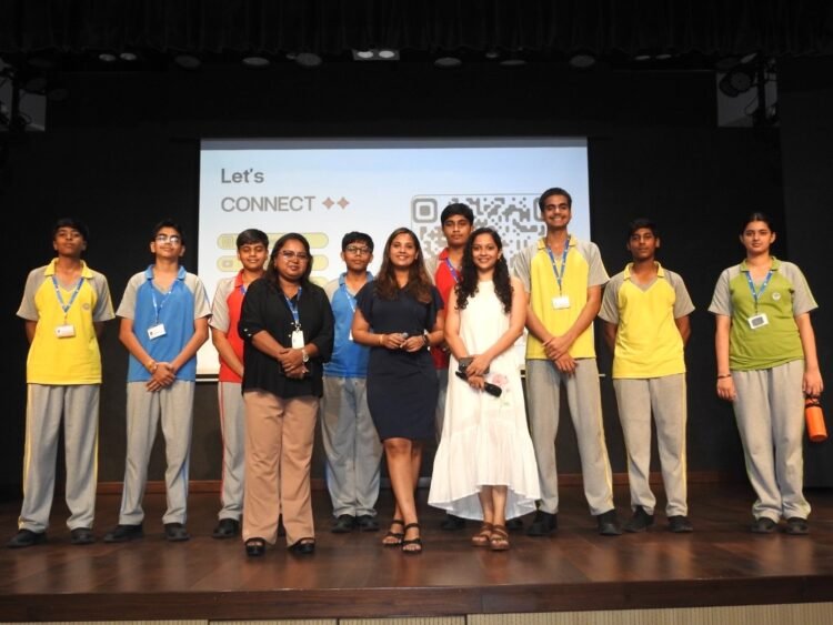 एनएच गोयल वर्ल्ड स्कूल की पूर्व छात्रा मुस्कान अग्रवाल ने विद्यार्थियों को दिए सफलता, उद्यमिता और पर्सनल ब्रांडिंग के गुर