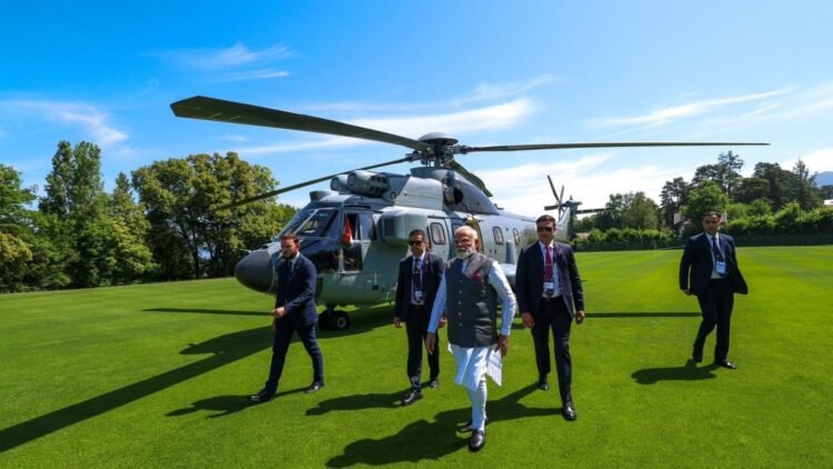 G7 शिखर सम्मेलन: पीएम मोदी पहुंचे फ्रांस के एवियन, वैश्विक सहयोग पर जोर