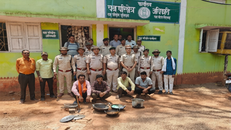 खैरागढ़ में वन विभाग की बड़ी कार्रवाई, जंगली सूअर के शिकार का खुलासा