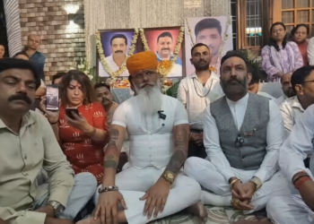 कोरिया पहुंचे करणी सेना प्रमुख, नौगई हत्याकांड में CBI जांच और आरोपियों के खिलाफ सख्त कार्रवाई की मांग