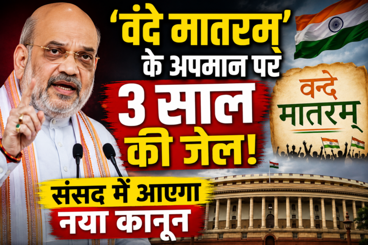 ‘वंदे मातरम्’ के अपमान पर 3 साल की जेल! संसद में आएगा नया कानून