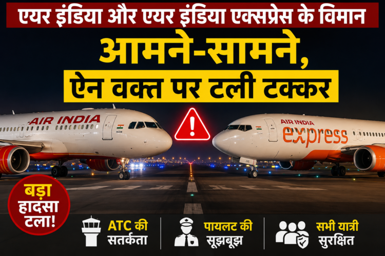 एयर इंडिया और एयर इंडिया एक्सप्रेस के विमान आमने-सामने, ऐन वक्त पर टली टक्कर