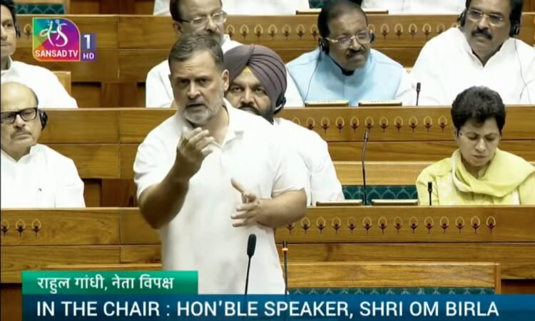 लोकसभा में राहुल गांधी के ‘इडियट’ बयान पर हंगामा, स्पीकर ने शब्द हटाने के दिए निर्देश