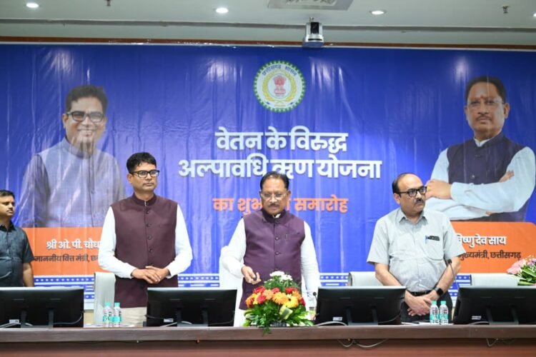 सरकारी कर्मचारियों के लिए बड़ी सौगात, CM साय ने शुरू की वेतन के विरुद्ध अल्पावधि ऋण योजना