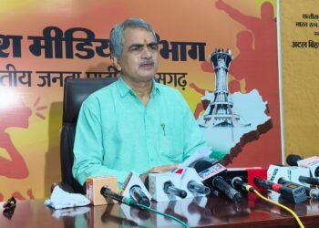 घोटालों को छिपाने और अपराधियों को बचाने कांग्रेस कर रही आंदोलन : भाजपा