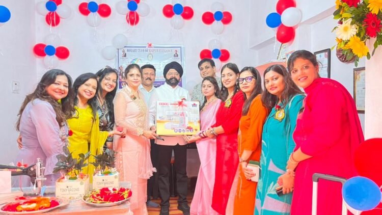 रोटरी क्लब ऑफ रायपुर एलिगेंस द्वारा “इंद्रधनुष स्टिचिंग ट्रेनिंग सेंटर” का शुभारंभ